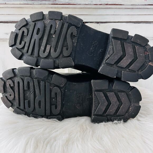 Circus NY by Sam Edelman Darielle Lug Sole Chelsea Boots Platform Goth -Size 7.5 - Picture 6 of 8